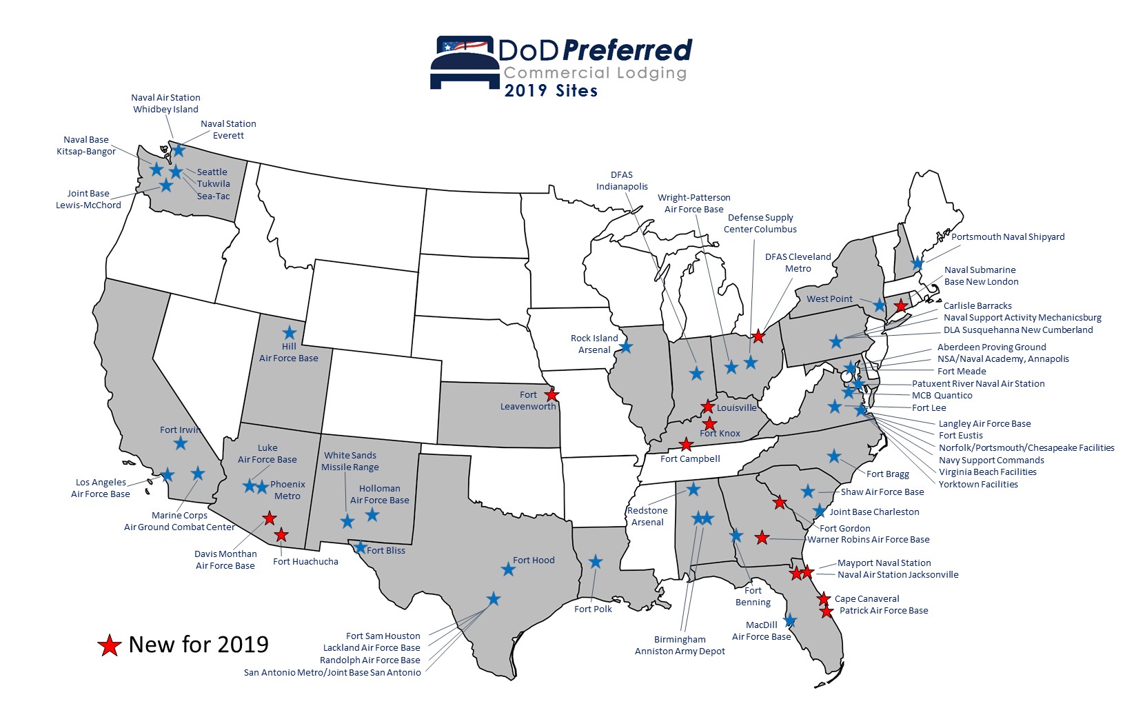 dod travel locations